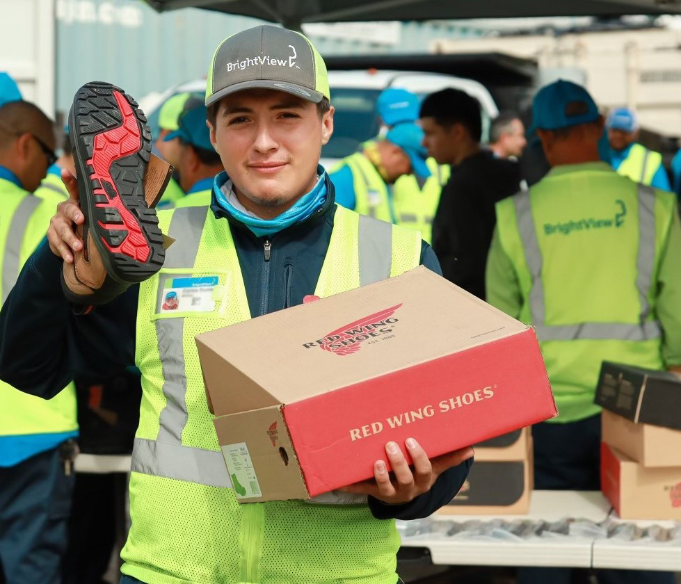 Red Wing Safety Boots Provided to 18,000 BrightView Team Members